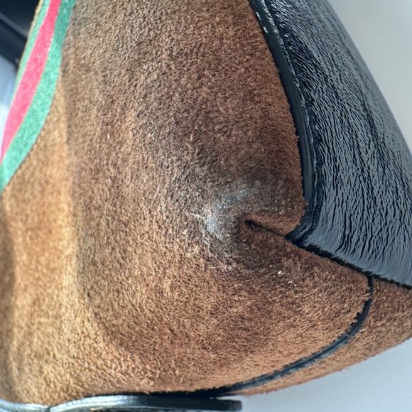 Small Gucci Ophidia Brown Suede - Picture 5 of 12